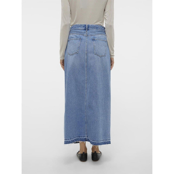 Vero Moda Lång Kjol Zayla Blå M Kvinna