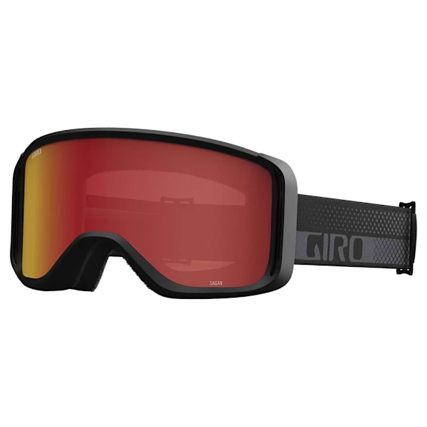Giro Sagen Skibriller Til Kvinder Sort Amber Scarlet/CAT2+Yellow/CAT1