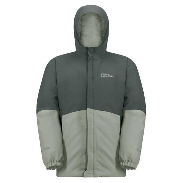 Jack Wolfskin Blocky Jacka Beige,Grå 176 cm Pojke