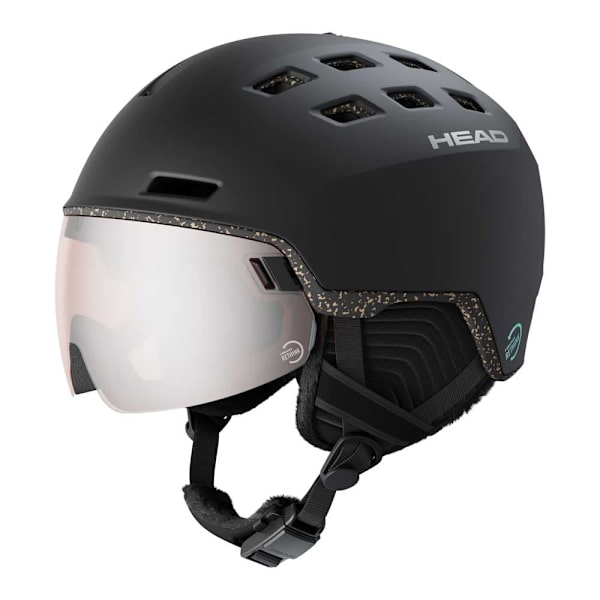 Head Radar Rethink Hjelm Med Visir Sort XL-2XL