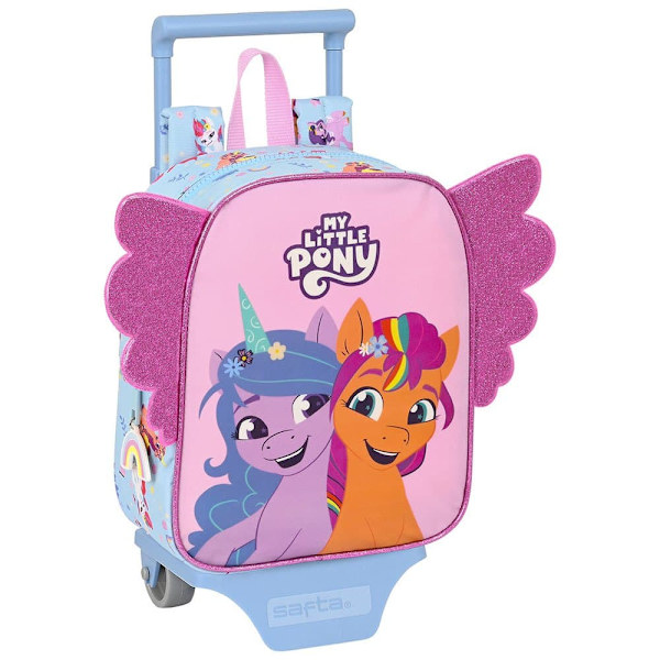 Safta W/wheels-reppu My Little Pony ´´wild & Free´´ Mini 232 Pinkki