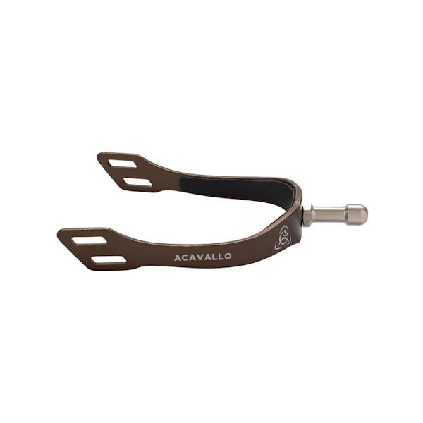 Acavallo Arena Aluplus 2.0 Sporer Brun,Søvfarvet 25 mm