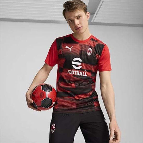 Puma Ac Milan Prematch Lyhythihainen T-paita  L