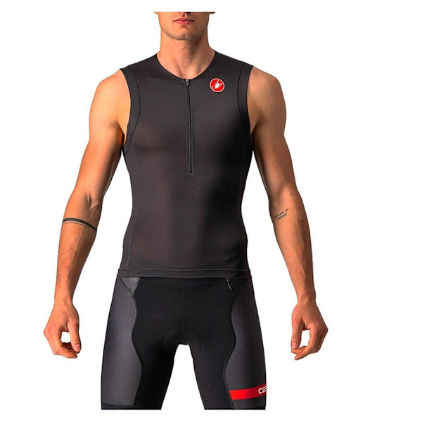 Castelli Free Tri 2 Ærmeløs Cykeltrøje Sort S Mand