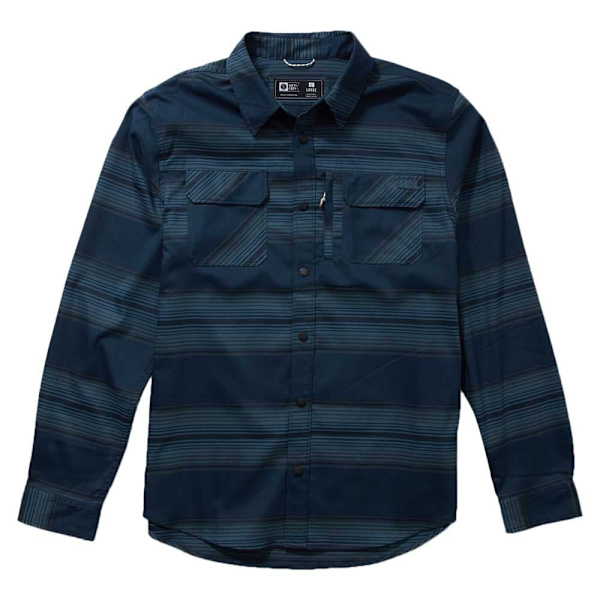 Salty Crew Fathom Tech Flannel Skjorte Med Lange ærmer  XL Mand