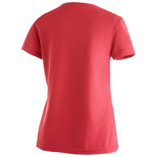 Maier Sports Waltraud T-shirt Med Korta ärmar Röd S Kvinna