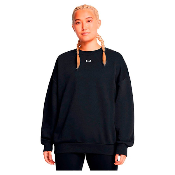 Under Armour Rival Fleece Oversized Sweatshirt Sort XL Kvinde
