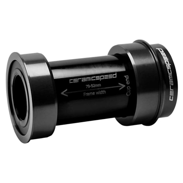 Ceramicspeed Bundbeslagskop Bbright Shimano Coated Sort 79 mm