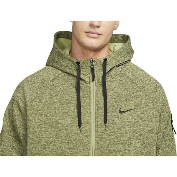 Nike Sweatshirt Med Full Dragkedja Therma Fit Grönt XL Man