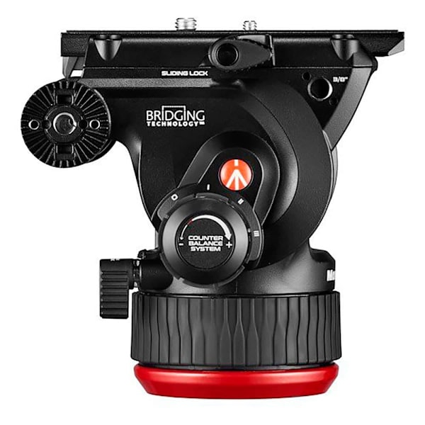 Manfrotto Aluminiumskugleled Og Gulvskyllestabilisator 504x Twin Sort