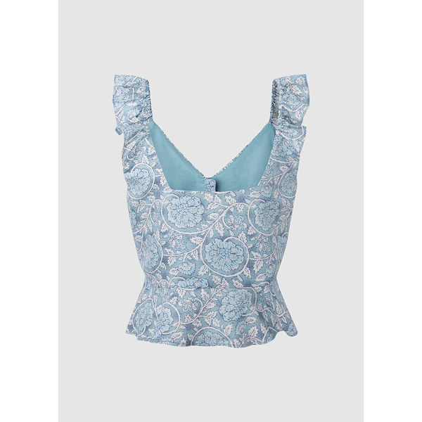 Pepe Jeans Ärmlös Blus Emilia Blå XS Kvinna