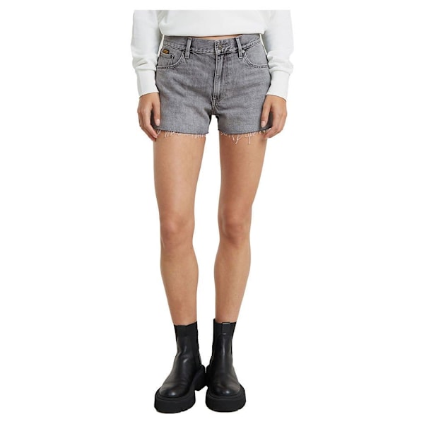 G-star True Edge Korta Jeans Grå 26 Kvinna