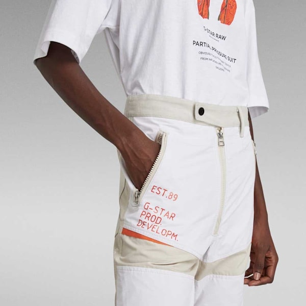 G-star Desert Cropped Bukser Hvid 25 / 32 Kvinde