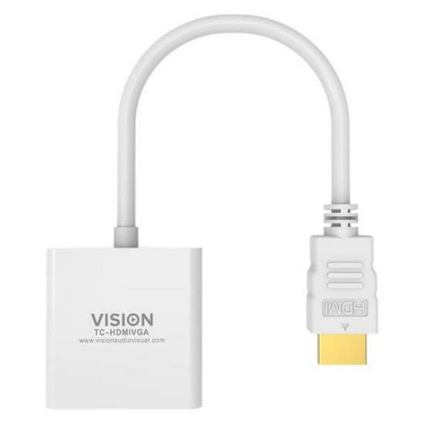 Vision Adapter Techconnect Hdmi-vga M/f 23 Cm Hvid