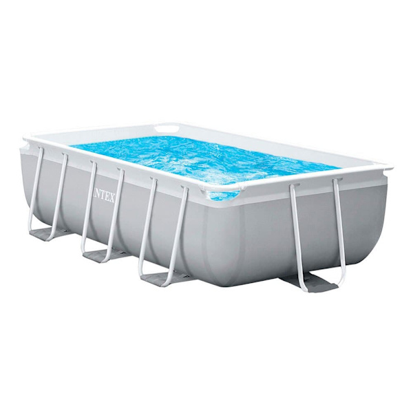 Intex Uima-allas Prisma Frame Rectangular With Filter Harmaa 300 x 175 x 80 cm