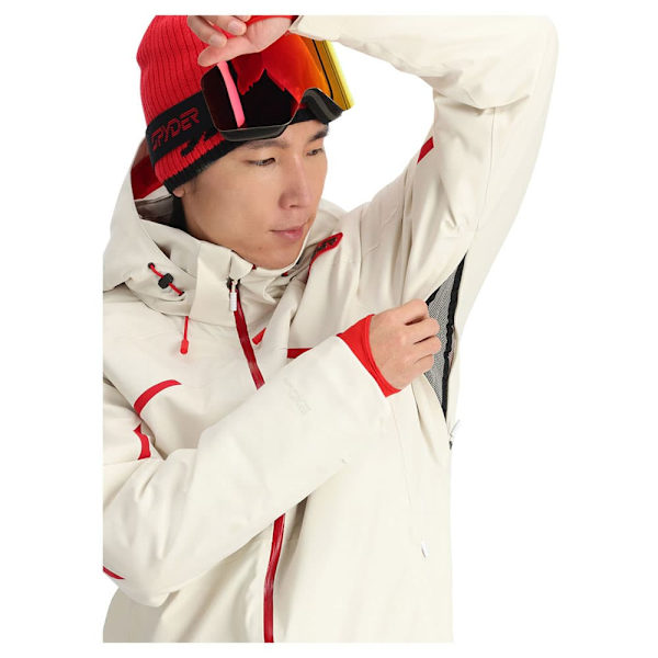 Spyder Leader Jacka Vit 2XL Man