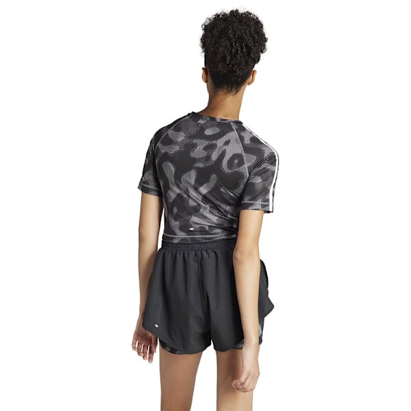 Adidas Kortærmet T-shirt Own The Run Excite Aop Sort XS Kvinde