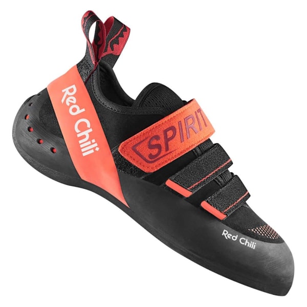 Red Chili Klatresko Spirit Iv Orange,Sort EU 37 Mand