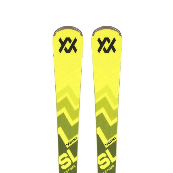 Volkl Racetiger Sl+rmotion3 12 Gw Alpin Ski Pakke Gul 155