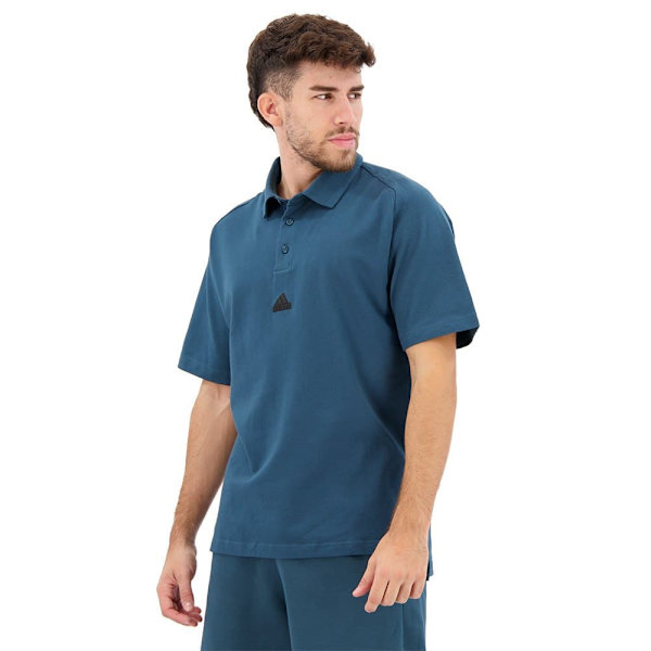 Adidas Kortärmad Piké Z.n.e. Premium Blå L / Regular Man