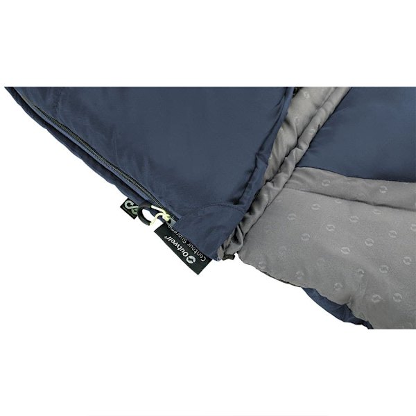 Outwell Sovsäck Contour Lux Blå Long / Left Zipper
