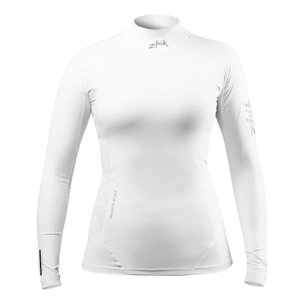 Zhik Eco Spandex Pitkähihainen T-paita Valkoinen XS Nainen