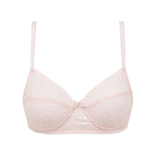 Dim Paris Bh Med Bøjler Med Blonder Sublim Beige 85 / B Kvinde