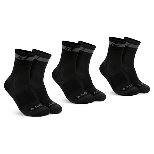 Gripgrab Merino Regular Sokker 3 Enheder Sort EU 41-44 Mand
