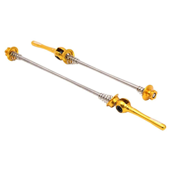 Msc Ultralight Wheel Skewers Titanium Axle Gul,Søvfarvet