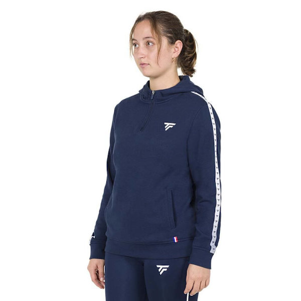 Tecnifibre Sweatshirt Med Full Dragkedja Zipper Blå M Kvinna