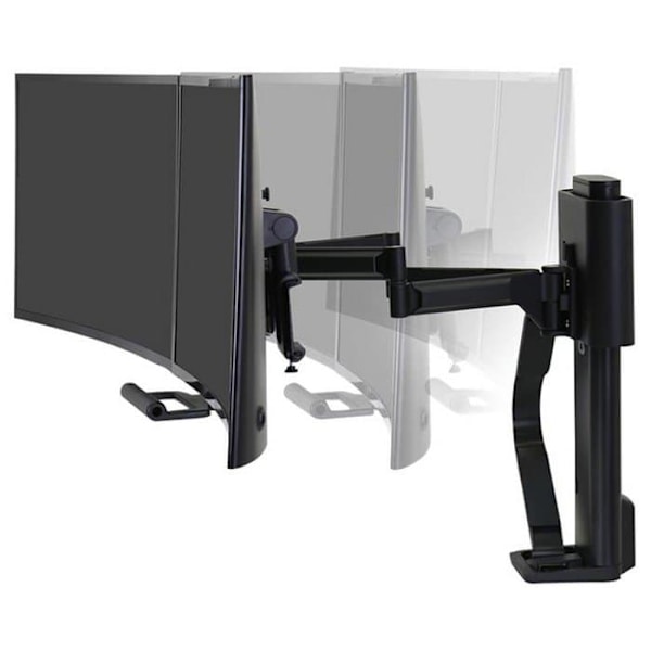 Ergotron Kaksinkertainen Näyttöteline Trace 21.5-27´´ Max 9.8kg Musta