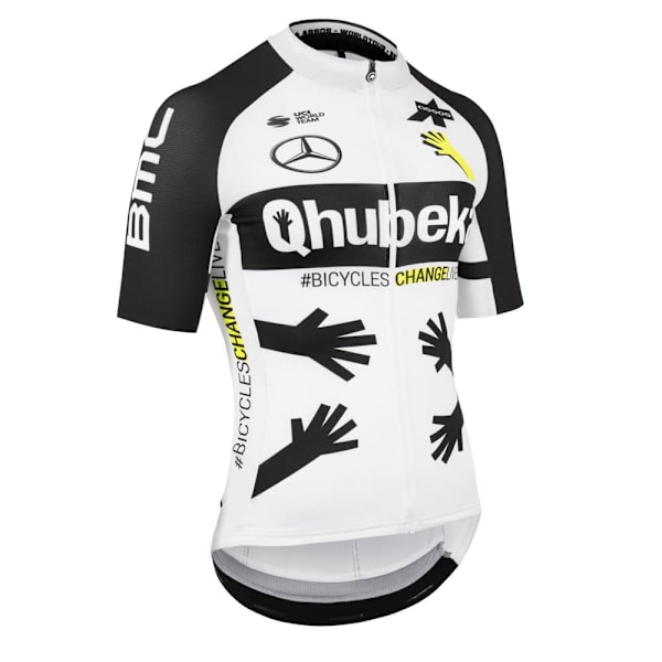 Assos Team Qhubeka 2021 Gt Lyhythihainen Pyöräilypaita Valkoinen S Mies