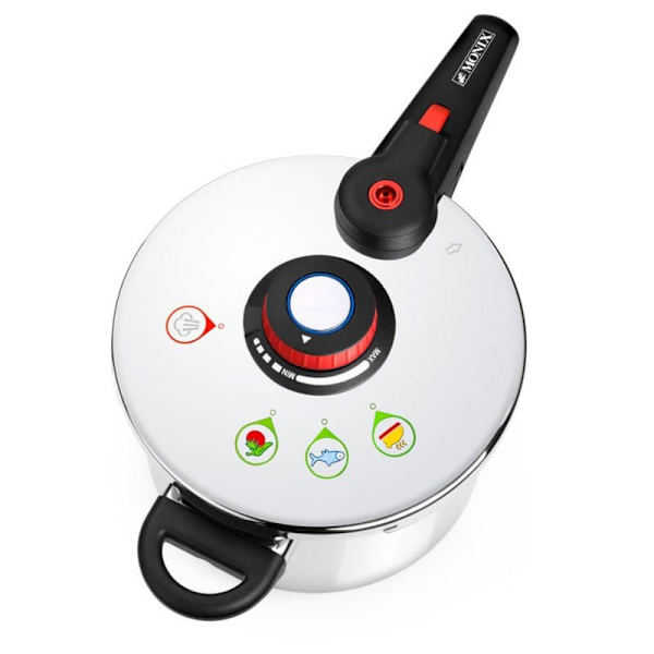 Monix Pot Selecta Quick 9l Hopeinen