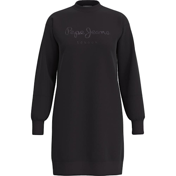 Pepe Jeans Langærmet Kjole Lexie Sort M Kvinde