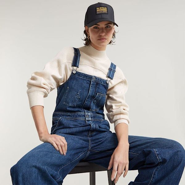 G-star Dungaree Overall Blå XS Kvinna