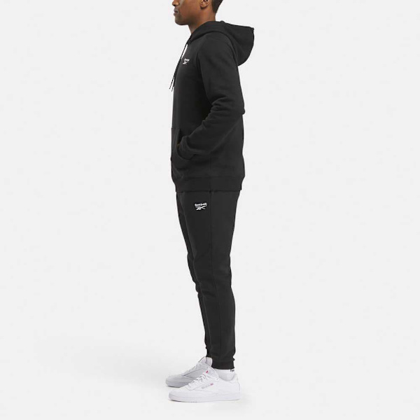 Reebok Identity Small Logo Hættetrøje Sort M Mand