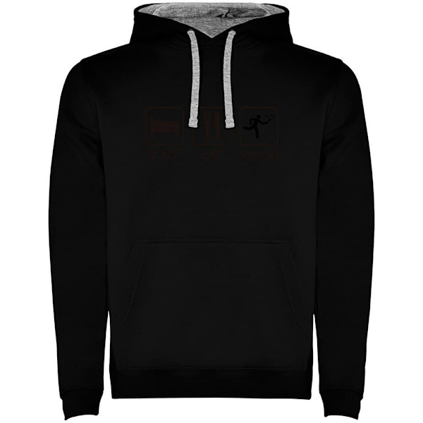 Kruskis Hættetrøje Sleep Eat And Smash Two-colour Sort XL Mand