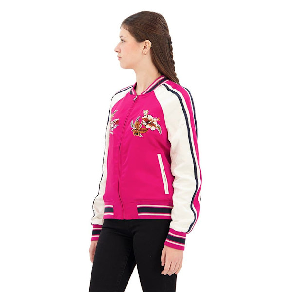Superdry Bomberjacka Suikajan Embroidered Rosa L Kvinna