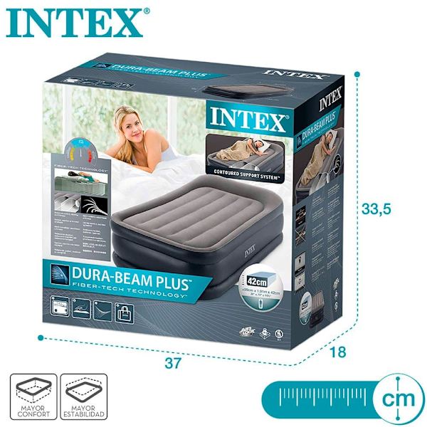 Intex Madras Dura-beam Standard Deluxe Pillow Sort 99 x 191 x 42 cm