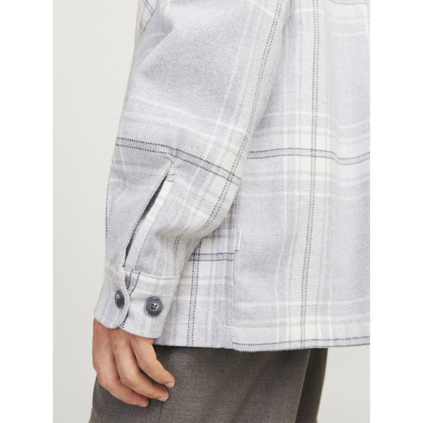 Jack & Jones Raymond Melange Check Overtrøje Grå XL Mand