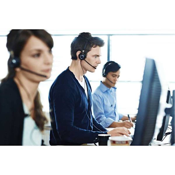 Jabra Hovedtelefoner Biz 2400 Ii Mono 3 In 1 Wb Sort