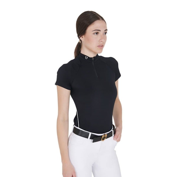Equestro Technical Zip Kortärmad Polotröja  S