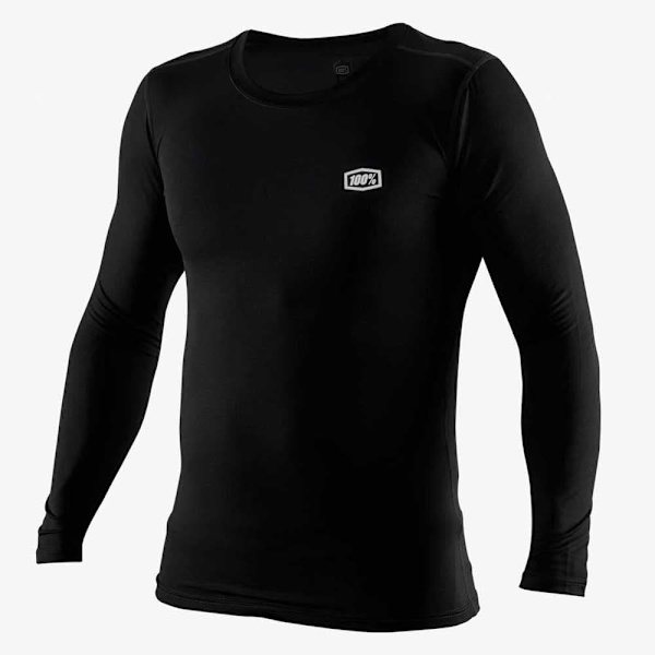 100percent Basecamp Langærmet Baselayer Sort L Mand