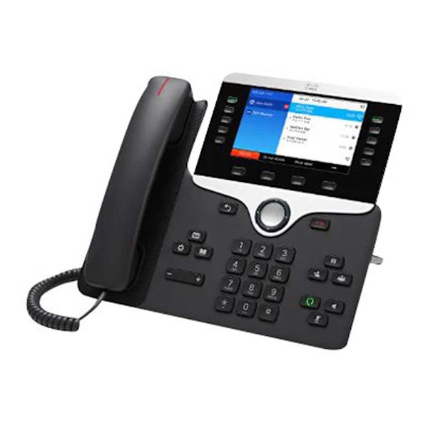 Cisco Voip Telefon 8841 Søvfarvet Sort, Sølv