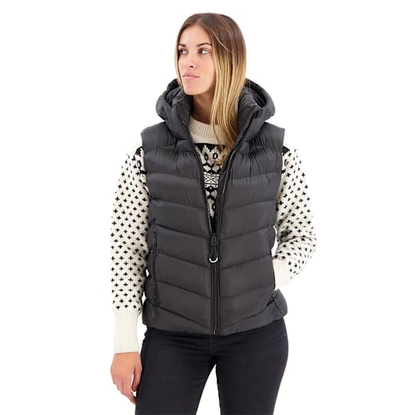 Superdry Dunväst Fuji Padded Svart 2XS Kvinna