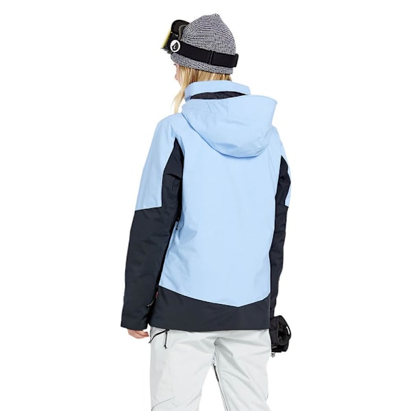 Volcom 3d Stretch Gore Jacka Blå XL Kvinna