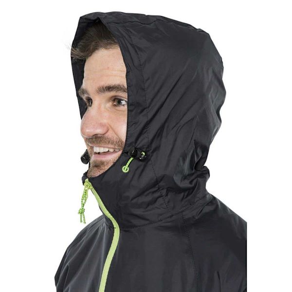 Trespass Qikpac Jakke Sort M Mand