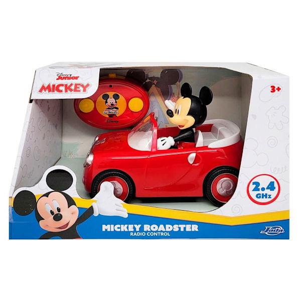 Jada Rc Bil Mickey Disney 19 Cm Röd
