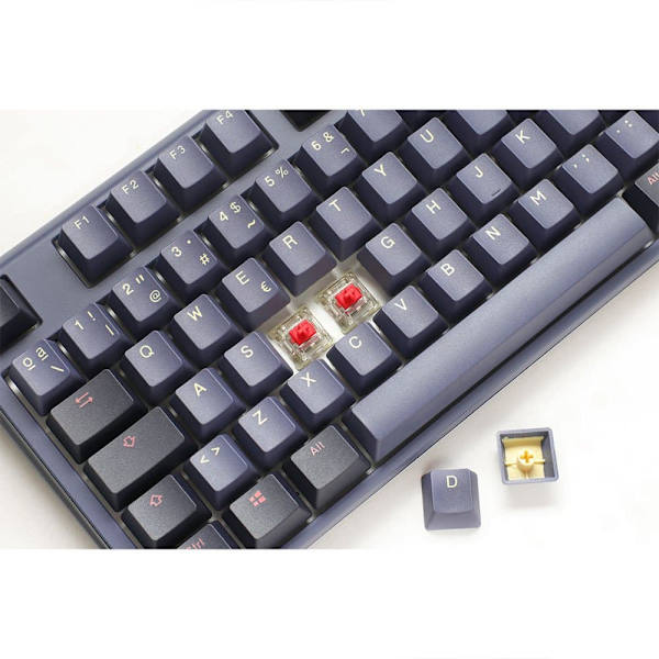 Ducky Spel Tangentbord One 3 Cosmic Pbt Mx Red Blå Spanish QWERTY