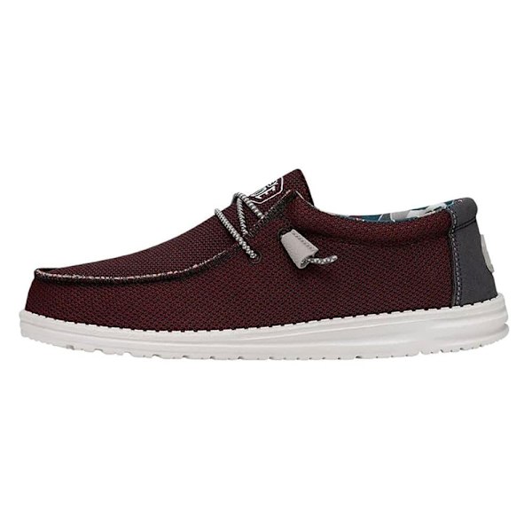 Hey Dude Sko Wally Sox Triple Needle Rød EU 43 Mand